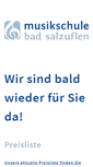 Mobile Screenshot of musikschule-bad-salzuflen.de